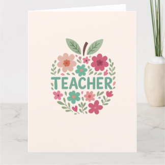 Tarjeta De Agradecimiento Apreciación del profesor