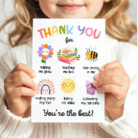 Apreciación del profesor Gracias regalo de guarder