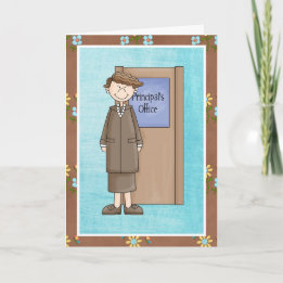 Tarjeta De Agradecimiento Apreciación principal de la escuela femenina