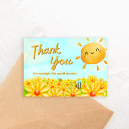 Tarjeta De Agradecimiento Aquí viene el hijo - Gracias