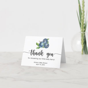 Tarjeta De Agradecimiento Arándano dulce - gracias