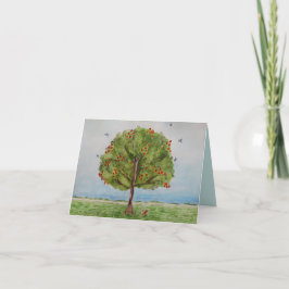 Tarjeta De Agradecimiento Árbol