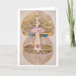 Tarjeta De Agradecimiento Árbol de conocimiento No. 1   Hilma af Klint  