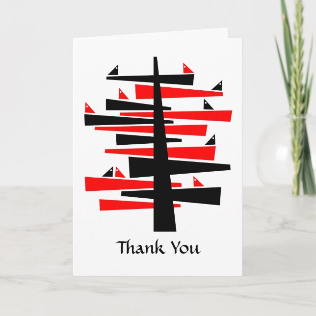 Tarjeta De Agradecimiento Árbol de conversaciones - Gracias (Anverso)