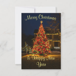 Tarjeta De Agradecimiento Árbol de Navidad
