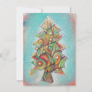 Tarjeta De Agradecimiento Árbol de Navidad