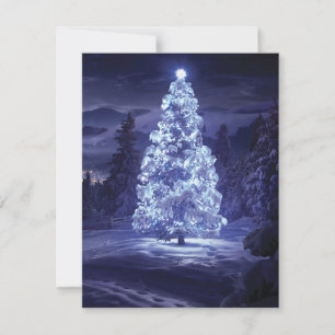 Tarjeta De Agradecimiento Árbol de Navidad