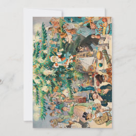 Tarjeta De Agradecimiento Árbol de Navidad (1902)