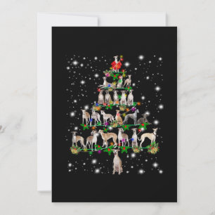 Tarjeta De Agradecimiento Árbol De Navidad De Marioneta Cubierto Por Flashli