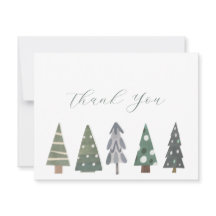 Árboles de Navidad nórdicos de invierno Gracias Ca