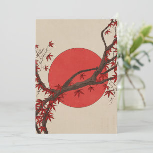 Tarjeta De Agradecimiento Arce Japonés
