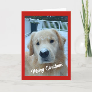 Tarjeta De Agradecimiento Archie Navidades Nieve #3