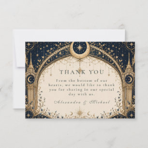 Tarjeta De Agradecimiento Arco de Boda Celestial Encantador