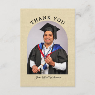Tarjeta de agradecimiento Arco de graduación