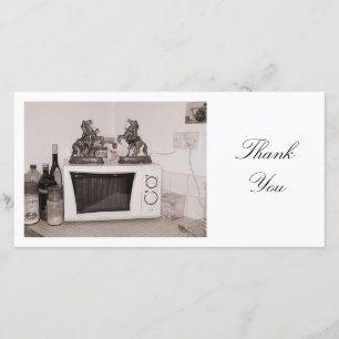 Tarjeta De Agradecimiento Arco de la microonda - gracias