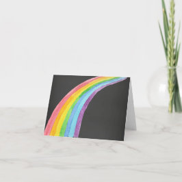 Tarjeta De Agradecimiento Arcoiris acuático