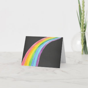 Tarjeta De Agradecimiento Arcoiris acuático