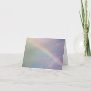 Tarjeta De Agradecimiento Arcoiris acuático