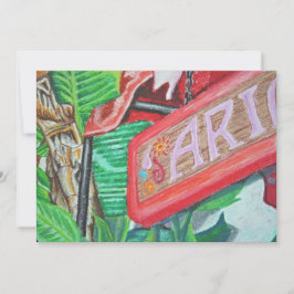 Tarjeta De Agradecimiento Ariel Greeting Card