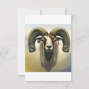 Tarjeta De Agradecimiento Aries