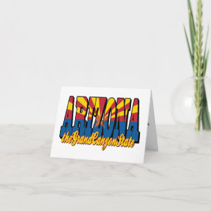 Tarjeta De Agradecimiento Arizona el Estado del Gran Cañón