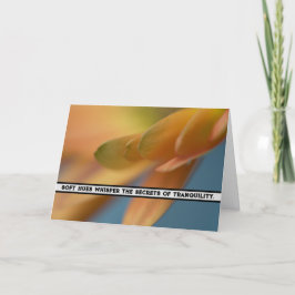 Tarjeta De Agradecimiento Armonía abstracta - Paleta de la naturaleza
