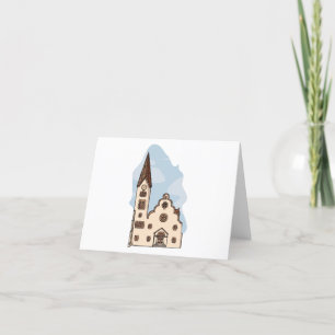 Tarjeta De Agradecimiento Arquitectura de la Iglesia