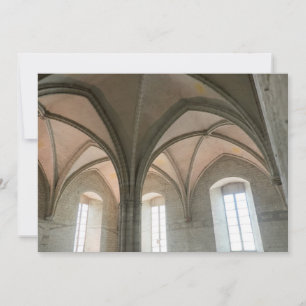 Tarjeta De Agradecimiento Arquitectura Del Palacio Papal