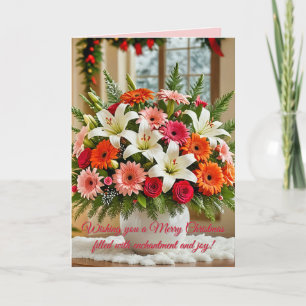 Tarjeta De Agradecimiento Arreglo floral