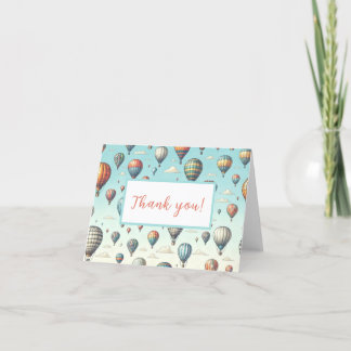 Tarjeta De Agradecimiento ¡Arriba, Arriba y Lejos! Globos Aerostáticos Capri