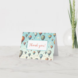 Tarjeta De Agradecimiento ¡Arriba, Arriba y Lejos! Globos Aerostáticos Capri