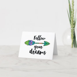 Tarjeta De Agradecimiento Arrow Notecard