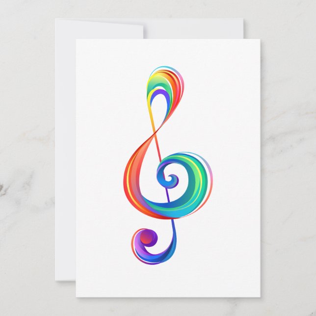 Tarjeta De Agradecimiento Arroyo arcoiris estratificado (Anverso)