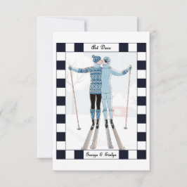 Tarjeta De Agradecimiento Art Deco