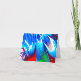 Tarjeta De Agradecimiento Art Design Notecard