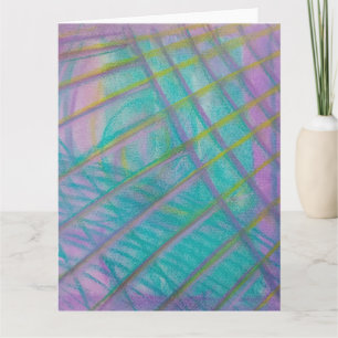 Tarjeta De Agradecimiento Arte abstracto colorido único P34