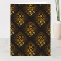 Arte abstracto elegante boho moderno dorado Patrón