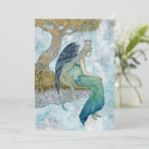 Tarjeta De Agradecimiento Arte de Ángel por Holly Durr 