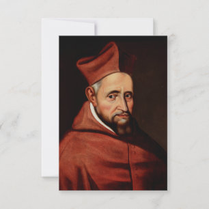 Tarjeta De Agradecimiento Arte de la Biblioteca Romana de San Roberto Belarm