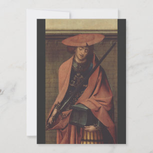 Tarjeta De Agradecimiento Arte de la resolución del mártir San Adrián de Nic