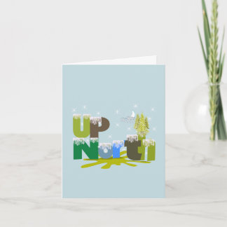 Tarjeta De Agradecimiento Arte de la tipografía del norte