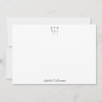 Arte de línea floral minimalista personalizado sim