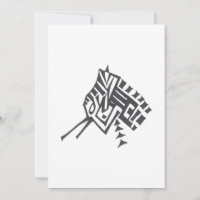 Arte de Tatuaje Tribal Abstracto Pájaro Negro Blan