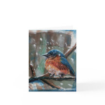 Arte de Winter Bluebird