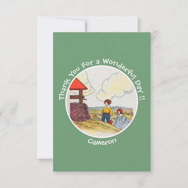 Tarjeta De Agradecimiento Artículos para la fiesta de cumpleaños de Jack y J (Anverso)