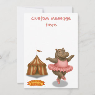 Tarjeta De Agradecimiento artista de circo Helene
