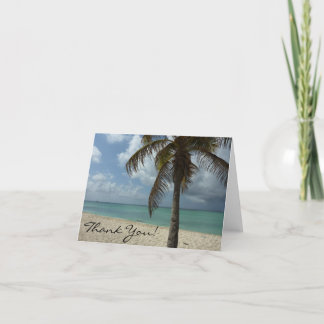 Tarjeta De Agradecimiento Aruban Beach I Gracias Card