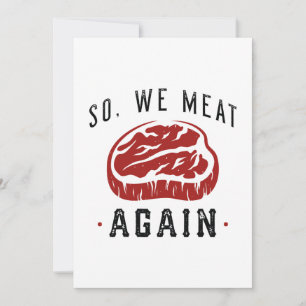 Tarjeta De Agradecimiento Así Volvemos a Encontrarnos en Carne