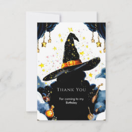 Tarjeta De Agradecimiento Asistente para pasteles de niños encantados Cumple