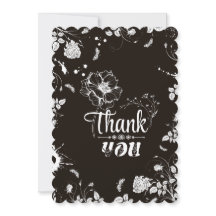 ASL "Gracias" Con Tema De Flores